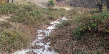 Kirazlıyayla’da dere yatağına beton döken işletmeye ceza yağdı