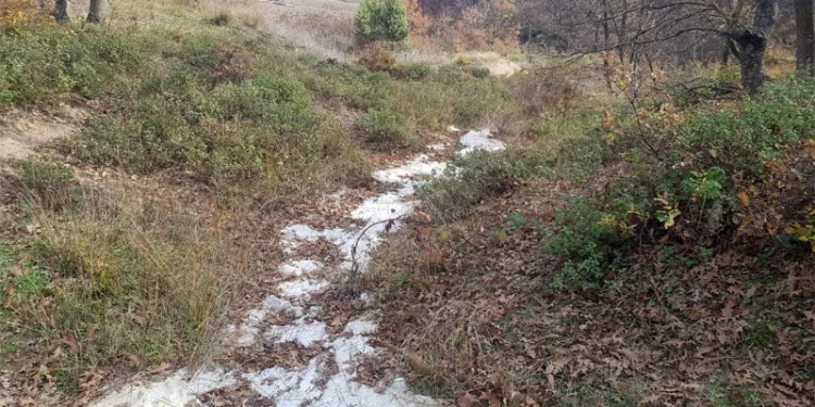 Kirazlıyayla’da dere yatağına beton döken işletmeye ceza yağdı