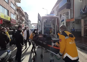Bursa’da kaza! Olay yerinden geçen başhekim ilk müdahaleyi yaptı