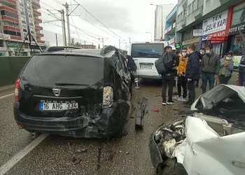 Bursa’da polis denetim noktasında faciadan dönüldü