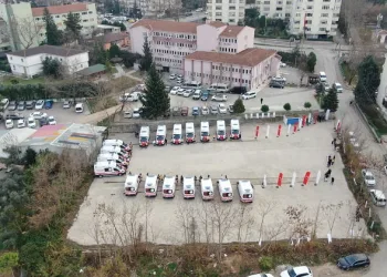 Bursa’ya 18 yeni ambulans