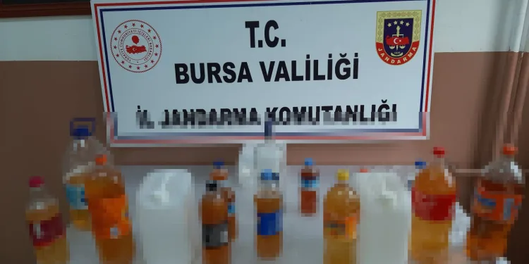 Bursa’da kaçak içki operasonu!