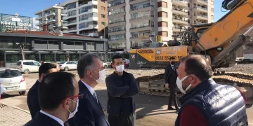 Başkanı Taban, İzmir depremi sonrası çalışmaları yerinde inceledi