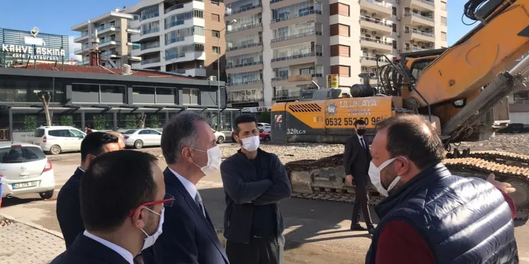 Başkanı Taban, İzmir depremi sonrası çalışmaları yerinde inceledi