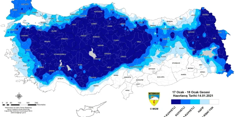 Meteoroloji’den Bursa’ya 5 günlük uyarı
