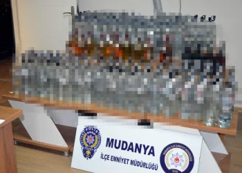 Bursa’da 300 litre sahte içki ele geçirildi