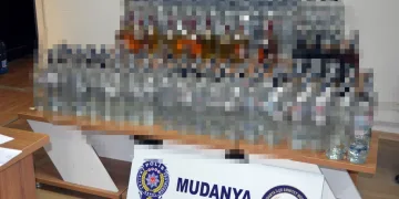 Bursa’da 300 litre sahte içki ele geçirildi