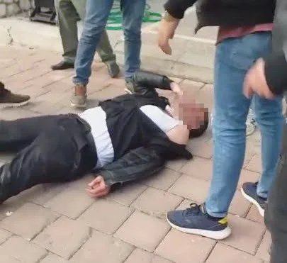 Taciz şüphelisine meydan dayağı