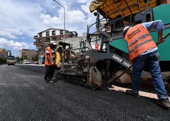 Osmangazi’de 1 yılda 55 bin 700 ton asfalt