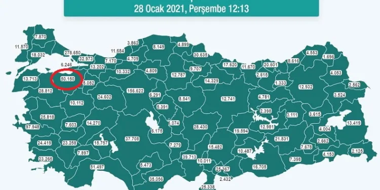 Bursa’nın aşı tablosu! Sayı 50 bini aştı
