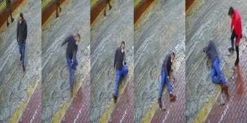 Bursa’da bir anda düştü! Acılar içinde yerde kaldı