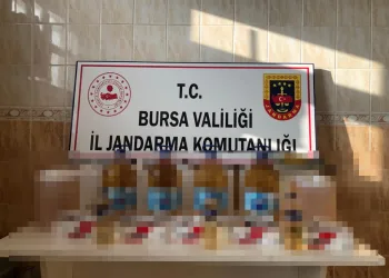 Bursa’da sahte içki operasyonu