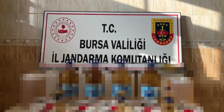 Bursa’da sahte içki operasyonu