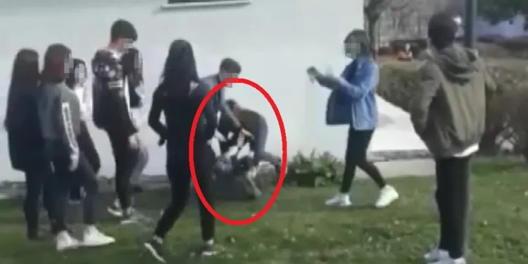 Bursa’da kızların sevgili kavgası! Mesaj attı diye dövdüler
