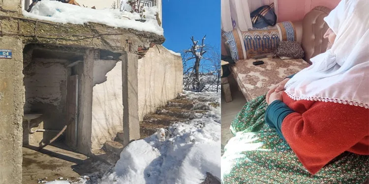 Bursa’da fil hastası kadın merdiven çökünce mahsur kaldı