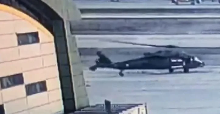 Sabiha Gökçen’deki helikopter kazasının görüntüleri