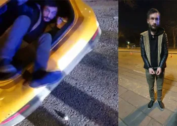 Kısıtlamada taksi bagajında yolculuk yaparken yakalandı