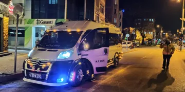 Servis minibüsündeki fazla ışıklara ceza