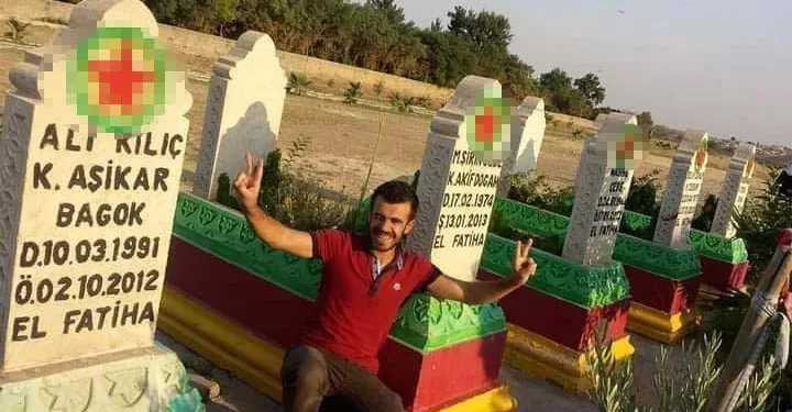 PKK’lı teröristlerin mezarlığında fotoğrafı çıktı