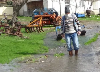 Köyün her yerinden su çıkıyor