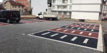 İnegöl Osmaniye Mahallesi yeni otoparkına kavuştu