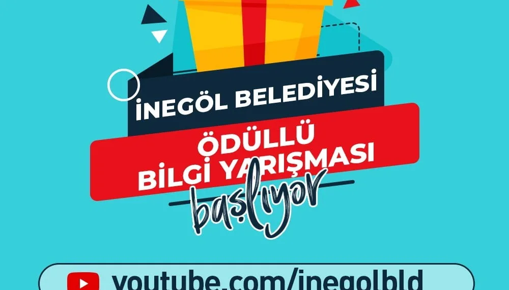 İnegöl Belediyesi’nden ödüllü bilgi yarışması