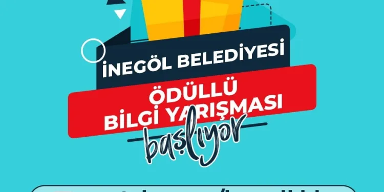 İnegöl Belediyesi’nden ödüllü bilgi yarışması