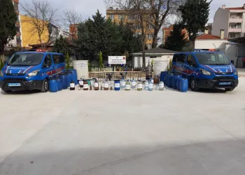 Bursa’da tam 1038 litre ele geçirildi!