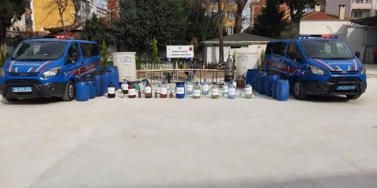 Bursa’da tam 1038 litre ele geçirildi!