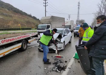 Bursa-Ankara yolunda zincirleme kaza
