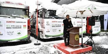 Osmangazi’den Suriye’ye 5 yardım TIR’ı