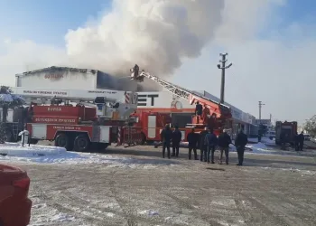 Bursa’da sanayi sitesinde yangın! 9 kişi etkilendi