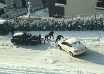 Bursa’da sürücülerin zor anları