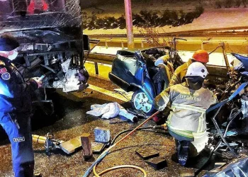 Bursa’da ölümlü kaza! Ters şeride  girip otobüsle çarpıştı