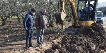 Umurbey’de zeytinlikler suya kavuşuyor