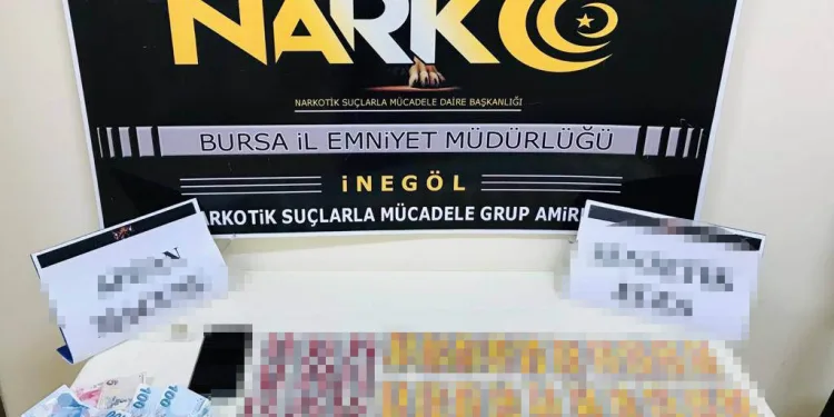 Bursa İnegöl’de uyuşturucu operasyonu