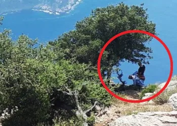 Hamile eşini uçurumdan atmıştı! Son görüntüleri çıktı