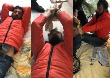 Bursa’da hırsızlık için girdiği villada uyuya kaldı
