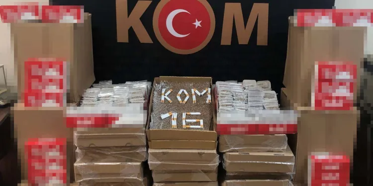 Bursa’da kaçak sigara operasyonu