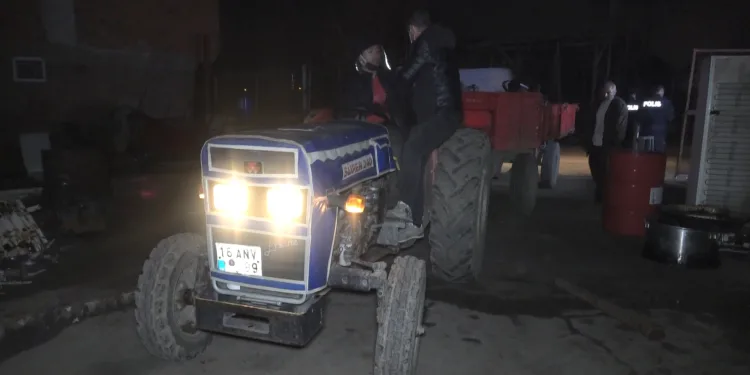 Bursa’da çaldığı traktörle kaçtı, 45 kilometre sonra yakalandı