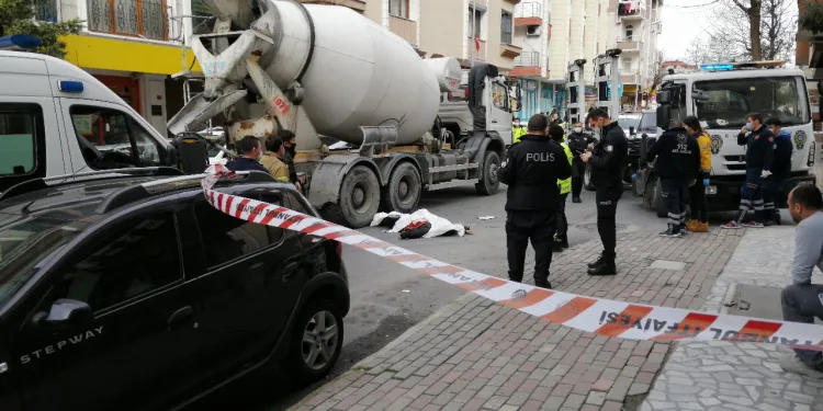 Beton mikseri dehşeti! 45 yaşındaki kadın öldü