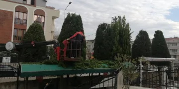 Gürsu Belediyesi kamusal alanlara bakım yapıyor