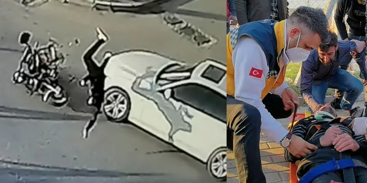 Tesadüfen oradan geçiyordu! Yerde yatan oğlu çıktı