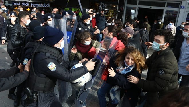 Ankara'da 'Boğaziçi' eylemi: 69 gözaltı