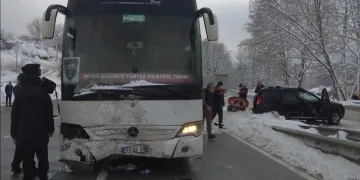 Bursa’da otobüs kazası! Sporcuları taşıyordu