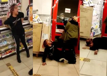 Bursa’da marketi birbirine katmışlardı! Gözaltına alındılar