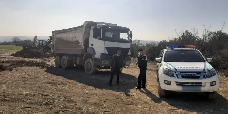Bursa’da kaçak hafriyata suç üstü: 276 bin TL ceza