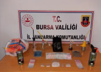 Bursa’da jandarmadan uyuşturucu operasyonu