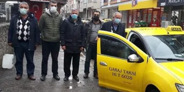 Bursa Mustafakemalpaşa’da taksilere denetim