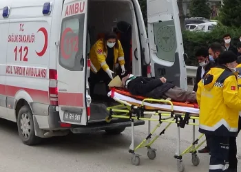 Bursa’da ani fren yapınca hastanelik oldu